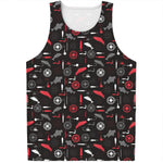 Fishing Theme Pattern Print Men's Tank Top