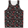 Fishing Theme Pattern Print Men's Tank Top