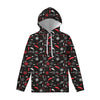 Fishing Theme Pattern Print Pullover Hoodie