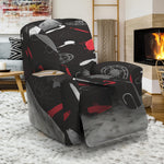 Fishing Theme Pattern Print Recliner Slipcover