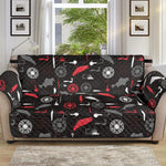 Fishing Theme Pattern Print Sofa Protector