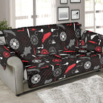 Fishing Theme Pattern Print Sofa Protector