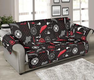 Fishing Theme Pattern Print Sofa Protector