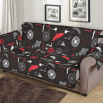 Fishing Theme Pattern Print Sofa Protector