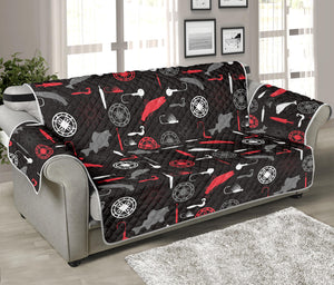 Fishing Theme Pattern Print Sofa Protector