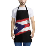 Flag Of Puerto Rico Print Apron