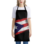 Flag Of Puerto Rico Print Apron