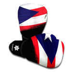 Flag Of Puerto Rico Print Boxing Gloves