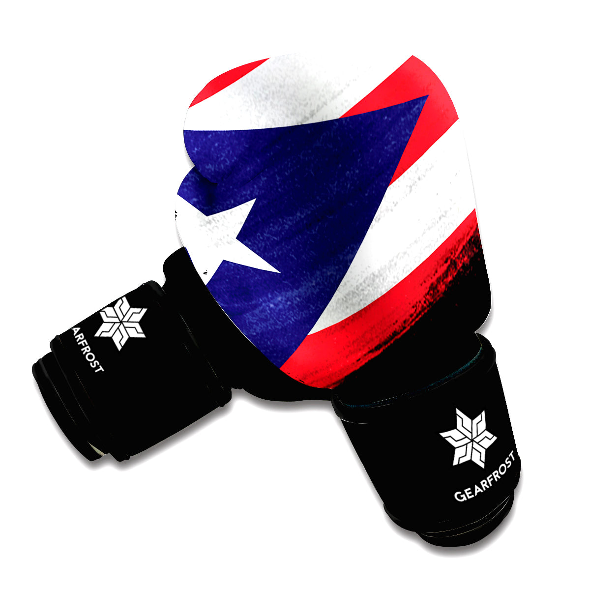 Flag Of Puerto Rico Print Boxing Gloves