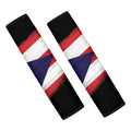 Flag Of Puerto Rico Print Car Seat Belt Covers
