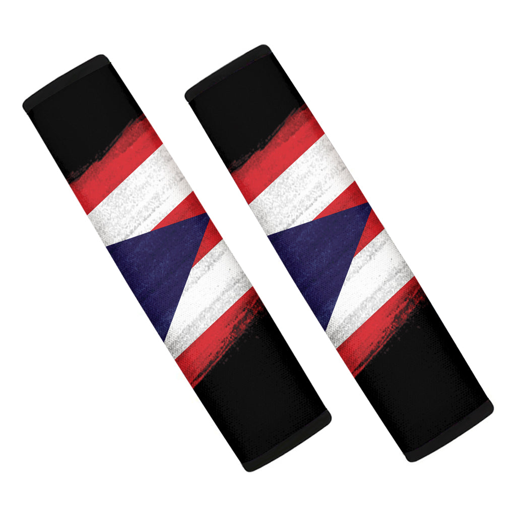 Flag Of Puerto Rico Print Car Seat Belt Covers