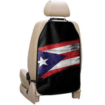 Flag Of Puerto Rico Print Car Seat Organizers