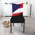Flag Of Puerto Rico Print Dining Chair Slipcover