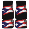 Flag Of Puerto Rico Print Front and Back Car Floor Mats