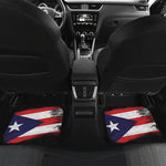 Flag Of Puerto Rico Print Front and Back Car Floor Mats