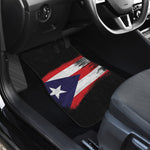 Flag Of Puerto Rico Print Front and Back Car Floor Mats