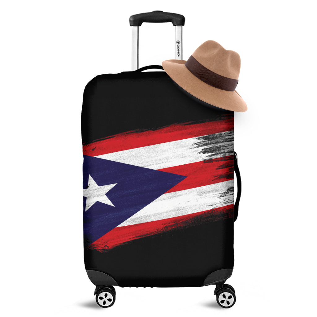 Flag Of Puerto Rico Print Luggage Cover