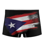 Flag Of Puerto Rico Print Men's Boxer Briefs