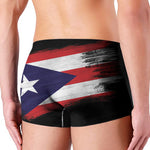 Flag Of Puerto Rico Print Men's Boxer Briefs