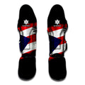 Flag Of Puerto Rico Print Muay Thai Shin Guards