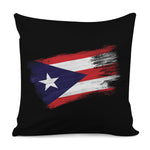 Flag Of Puerto Rico Print Pillow Cover