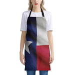 Flag Of Texas Print Apron