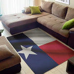 Flag Of Texas Print Area Rug