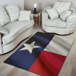 Flag Of Texas Print Area Rug