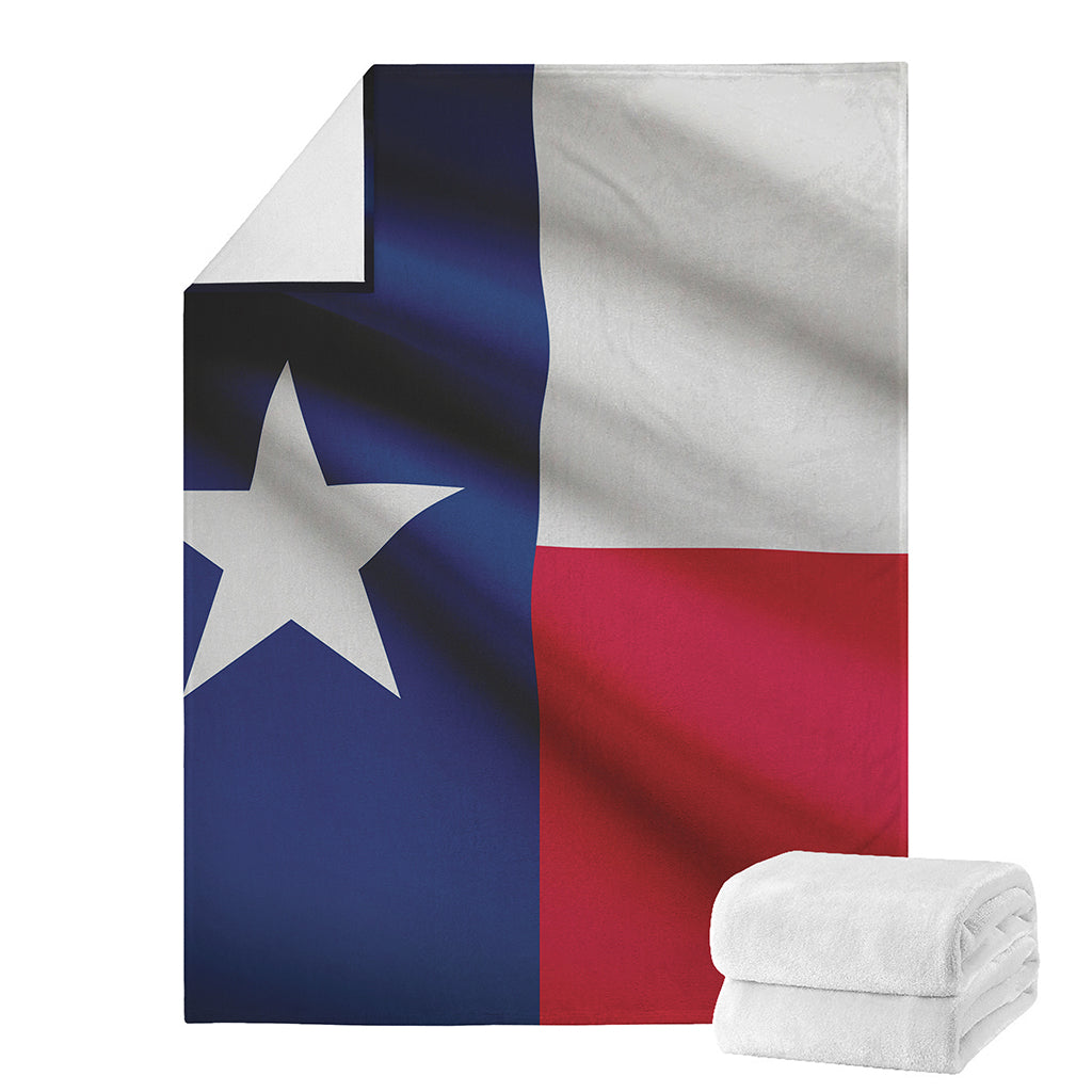 Flag Of Texas Print Blanket