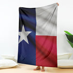 Flag Of Texas Print Blanket