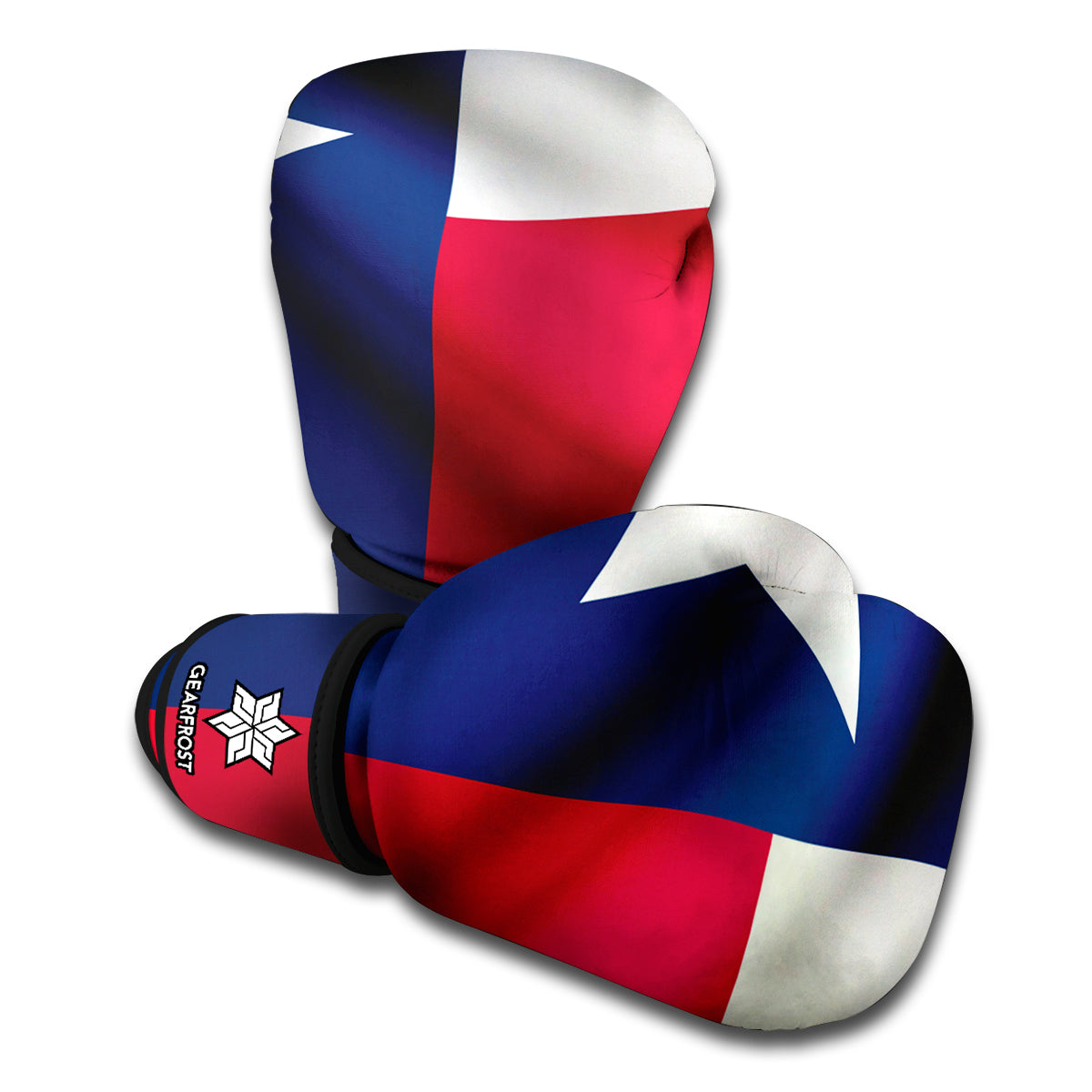 Flag Of Texas Print Boxing Gloves