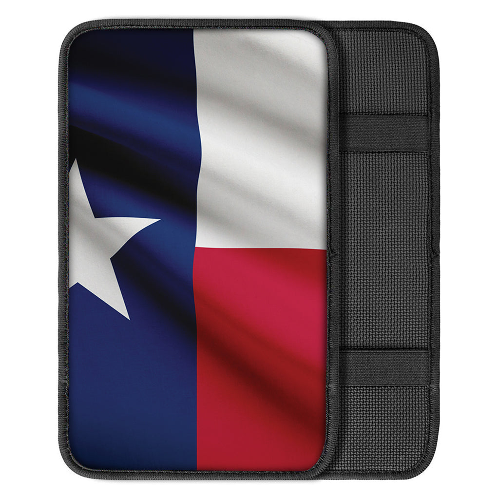 Flag Of Texas Print Car Center Console Cover