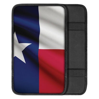 Flag Of Texas Print Car Center Console Cover