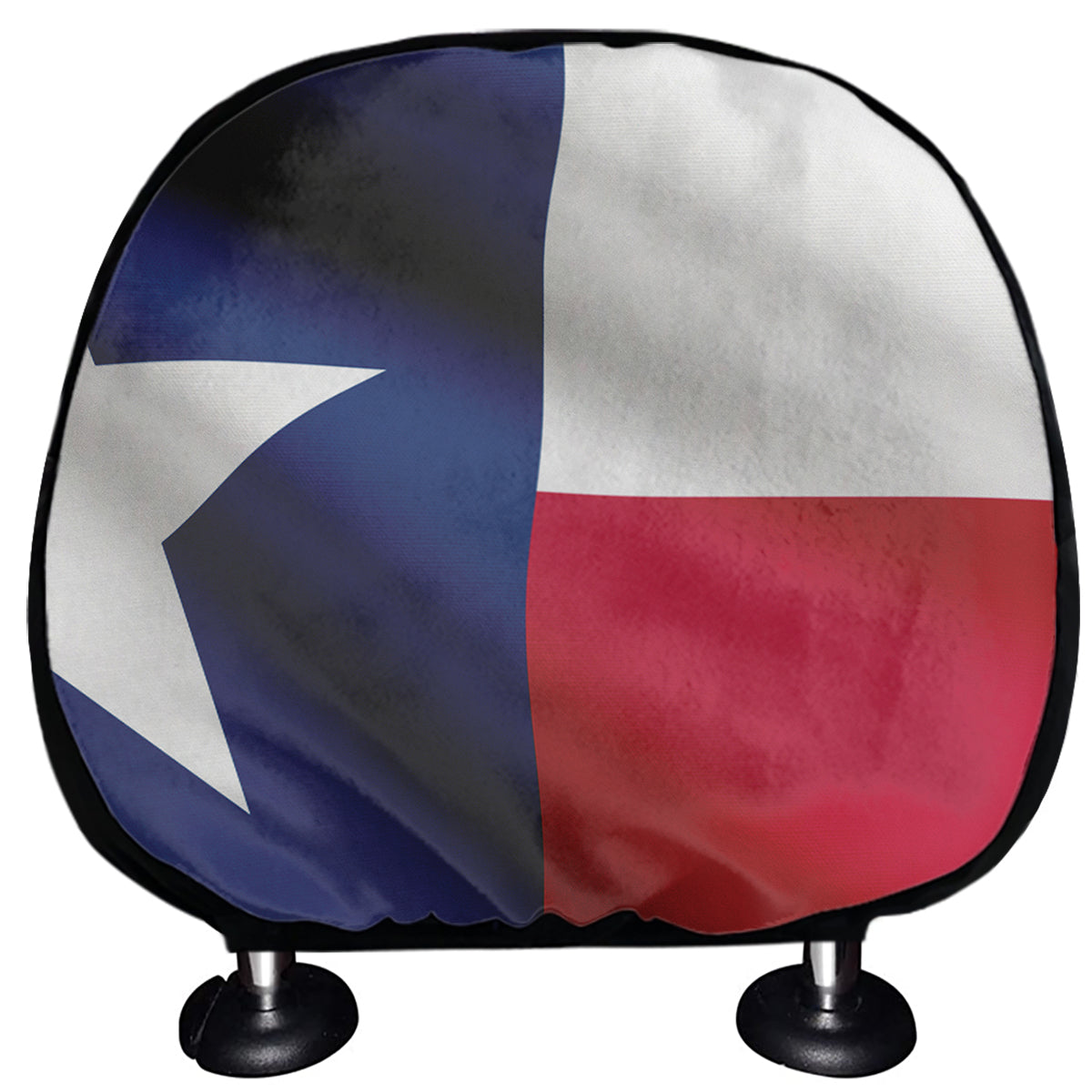 Flag Of Texas Print Car Headrest Covers