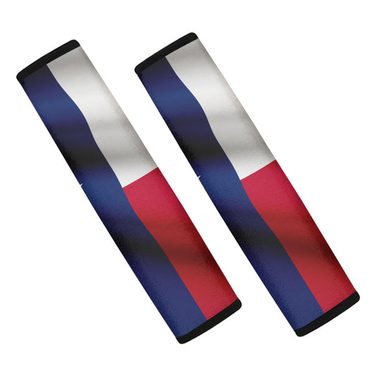 Flag Of Texas Print Car Seat Belt Covers