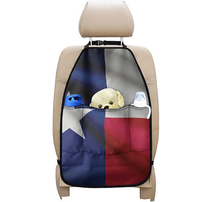 Flag Of Texas Print Car Seat Organizers