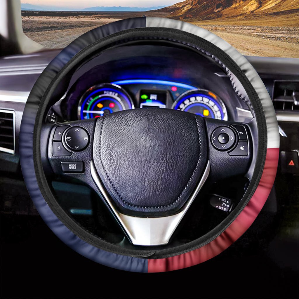 Flag Of Texas Print Car Steering Wheel Cover