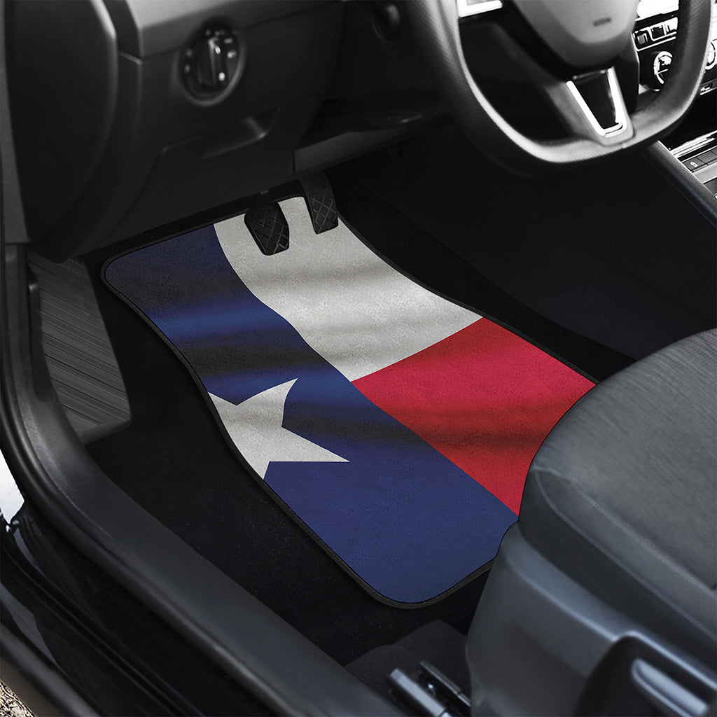 Flag Of Texas Print Front and Back Car Floor Mats