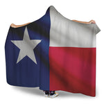 Flag Of Texas Print Hooded Blanket