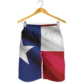 Flag Of Texas Print Men's Shorts