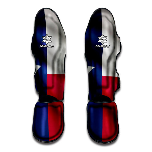 Flag Of Texas Print Muay Thai Shin Guard
