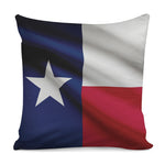 Flag Of Texas Print Pillow Cover