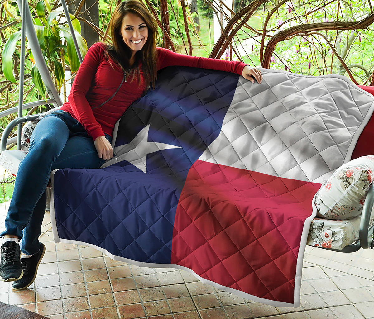 Flag Of Texas Print Quilt