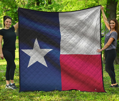 Flag Of Texas Print Quilt