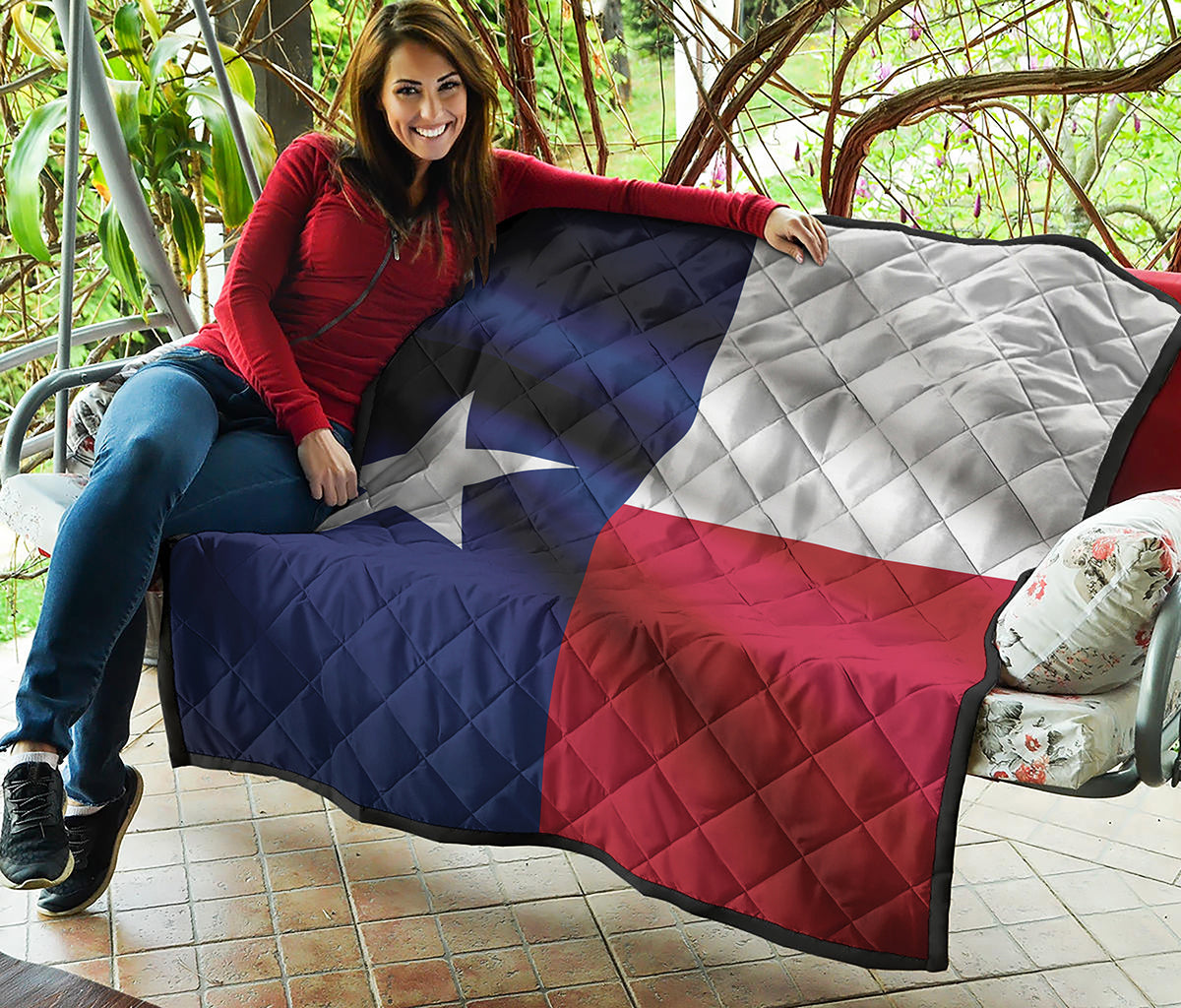Flag Of Texas Print Quilt