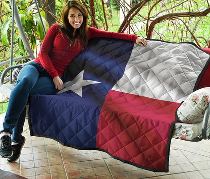 Flag Of Texas Print Quilt