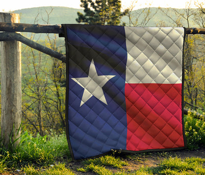 Flag Of Texas Print Quilt