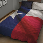 Flag Of Texas Print Quilt Bed Set