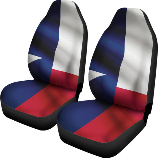 Flag Of Texas Print Universal Fit Car Seat Covers