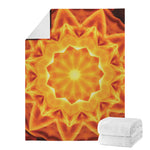 Flame Kaleidoscope Print Blanket